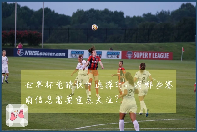 世界杯竞猜软件选择时，有哪些赛前信息需要重点关注？
